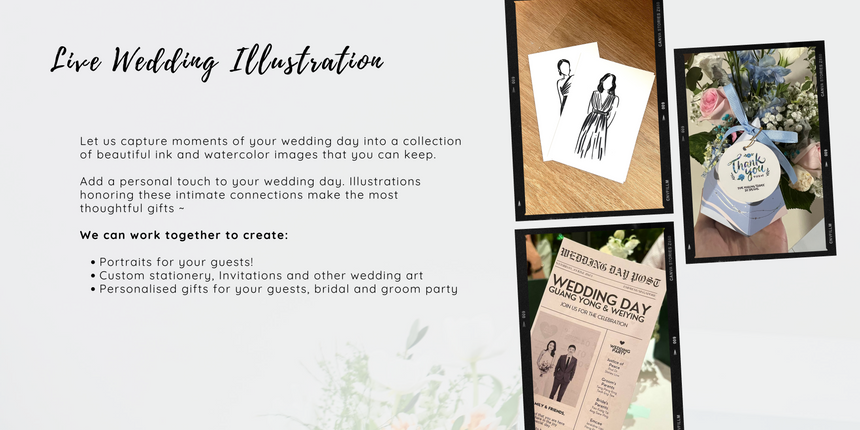 Live Wedding Illustration