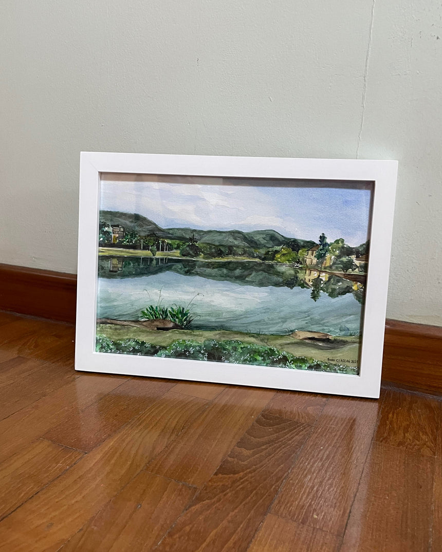 Custom Building Watercolor Illustration