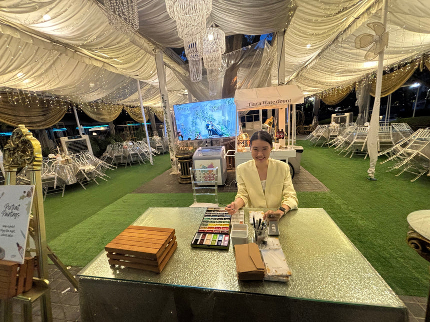 The Rise of Live Wedding Artists in Singapore — And Why Couples Love It