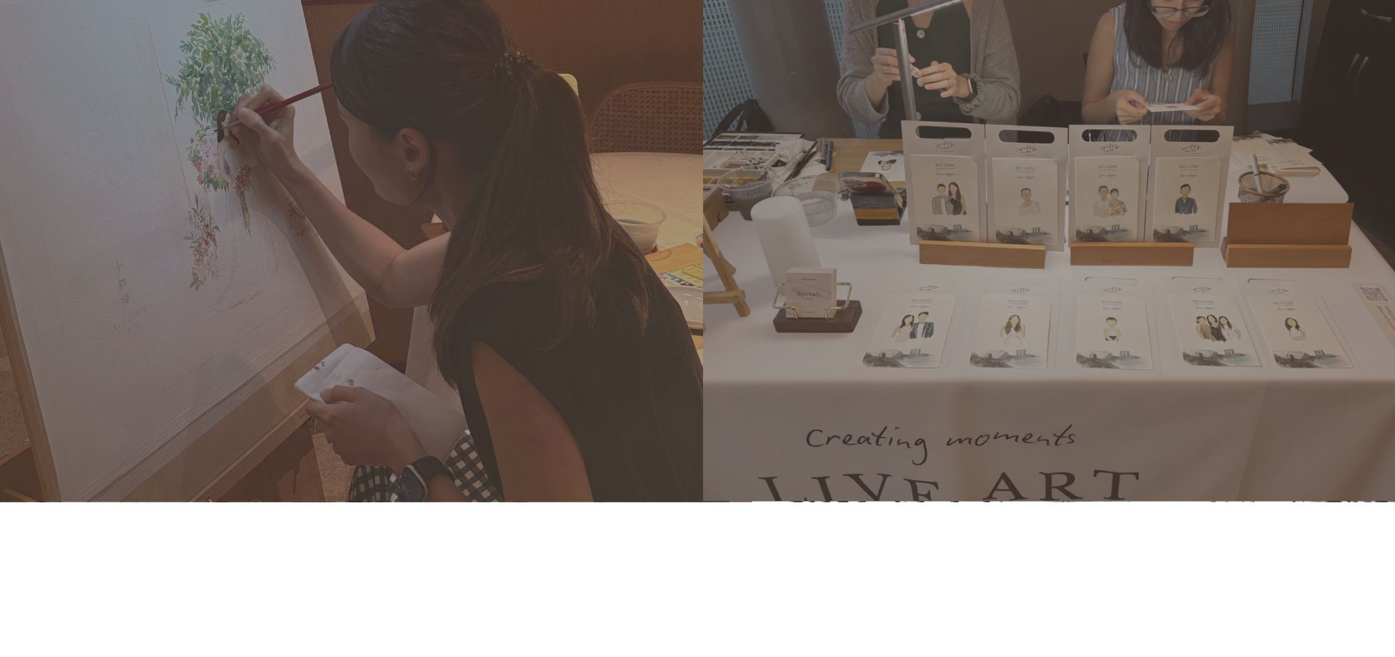 Hiring a Live Illustrator for Your Wedding or Event