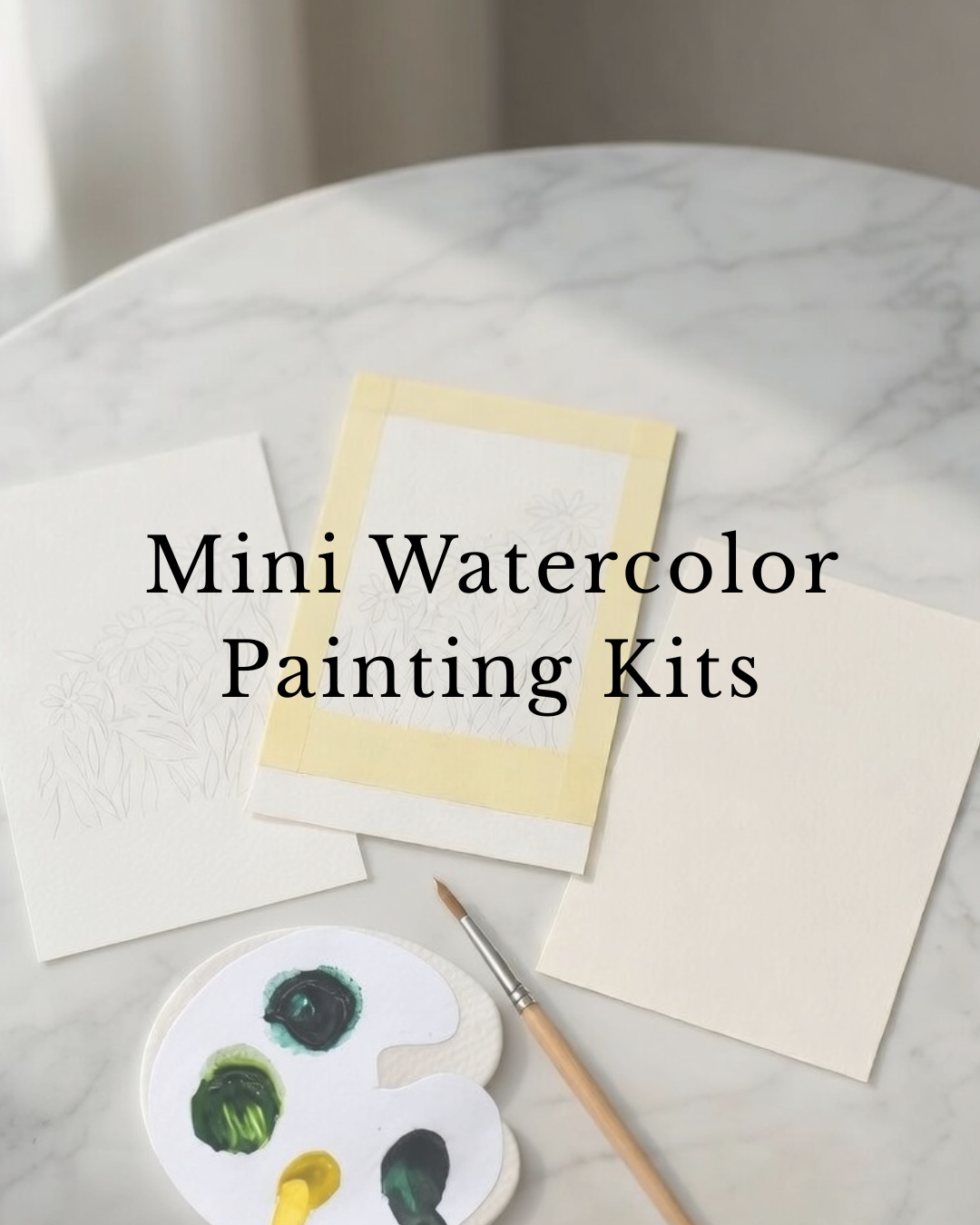 Mini Watercolor Painting Kits