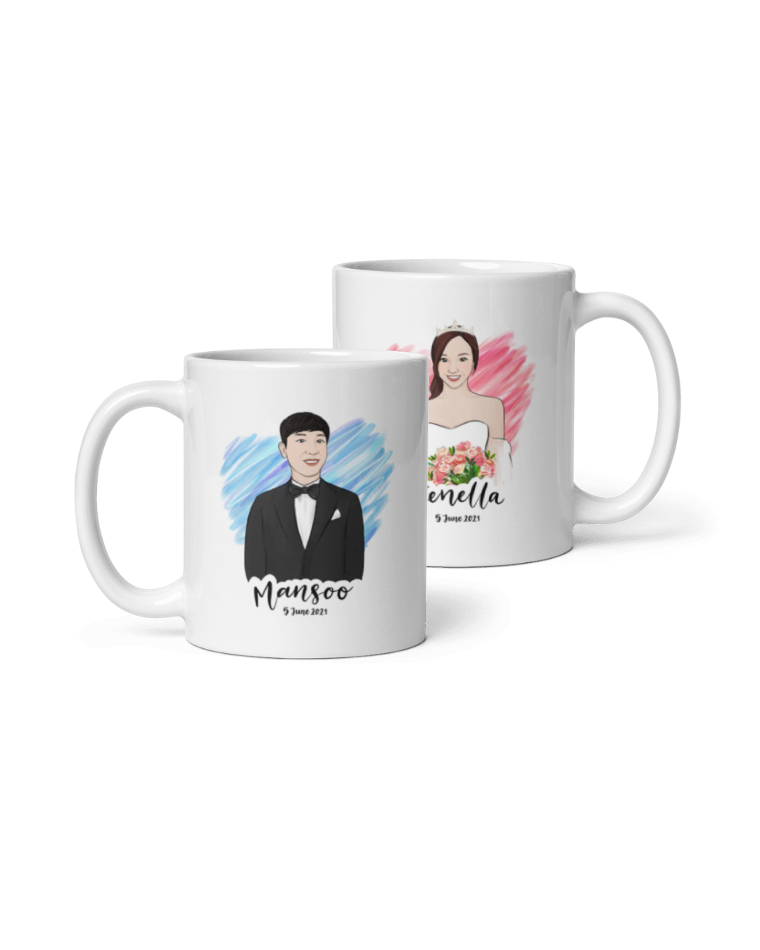 Wedding Couple Mug Set