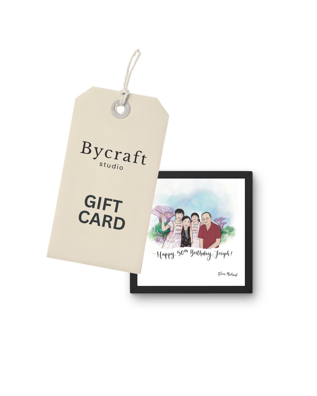 Bycraft Gift Card | A Personalised Art Gift