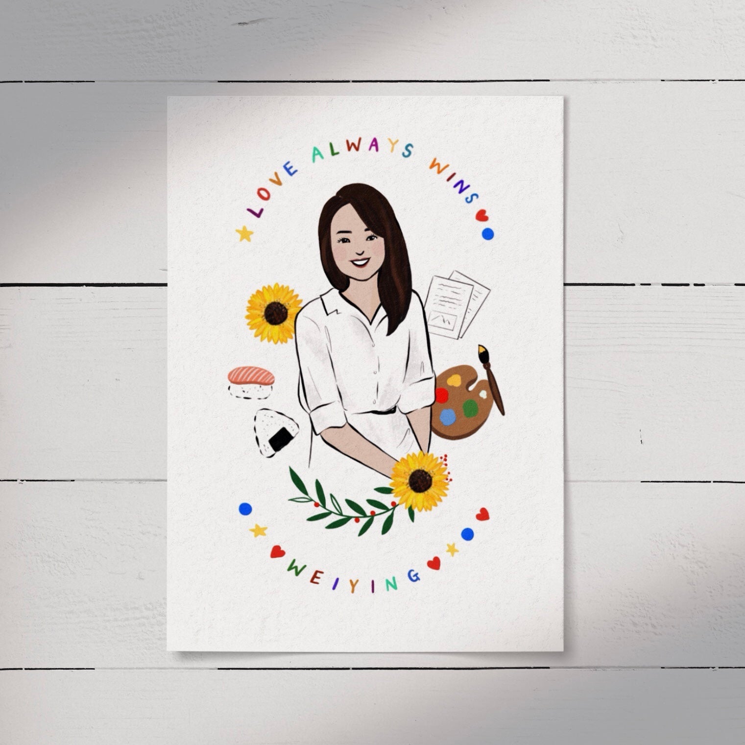 Colorful Cartoon Portrait Illustration-1