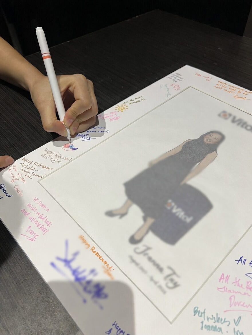Signature Legacy Portrait | Collaborative Farewell and Team Tribute