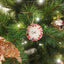 Christmas wood tag tree ornament