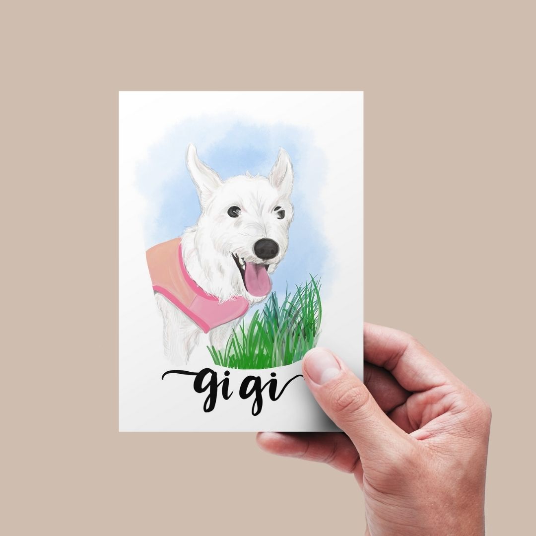 Digital Pet Portrait - Custom Pet Portrait from Photo-thumbmail-3