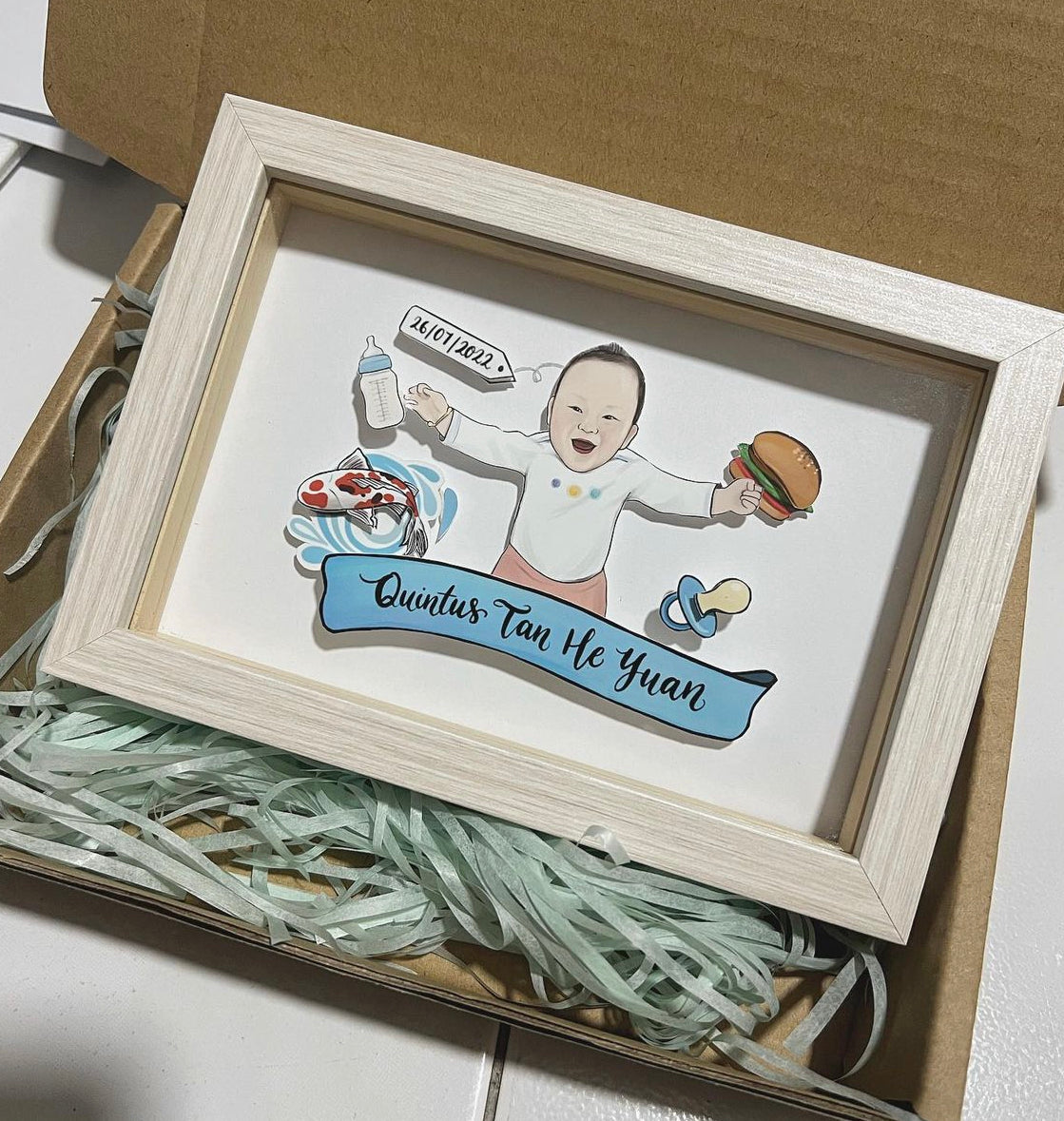 Custom Portrait Papercut Pop-up Frame-thumbmail-3