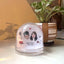 Personalised couple snow globe for Christmas gift.